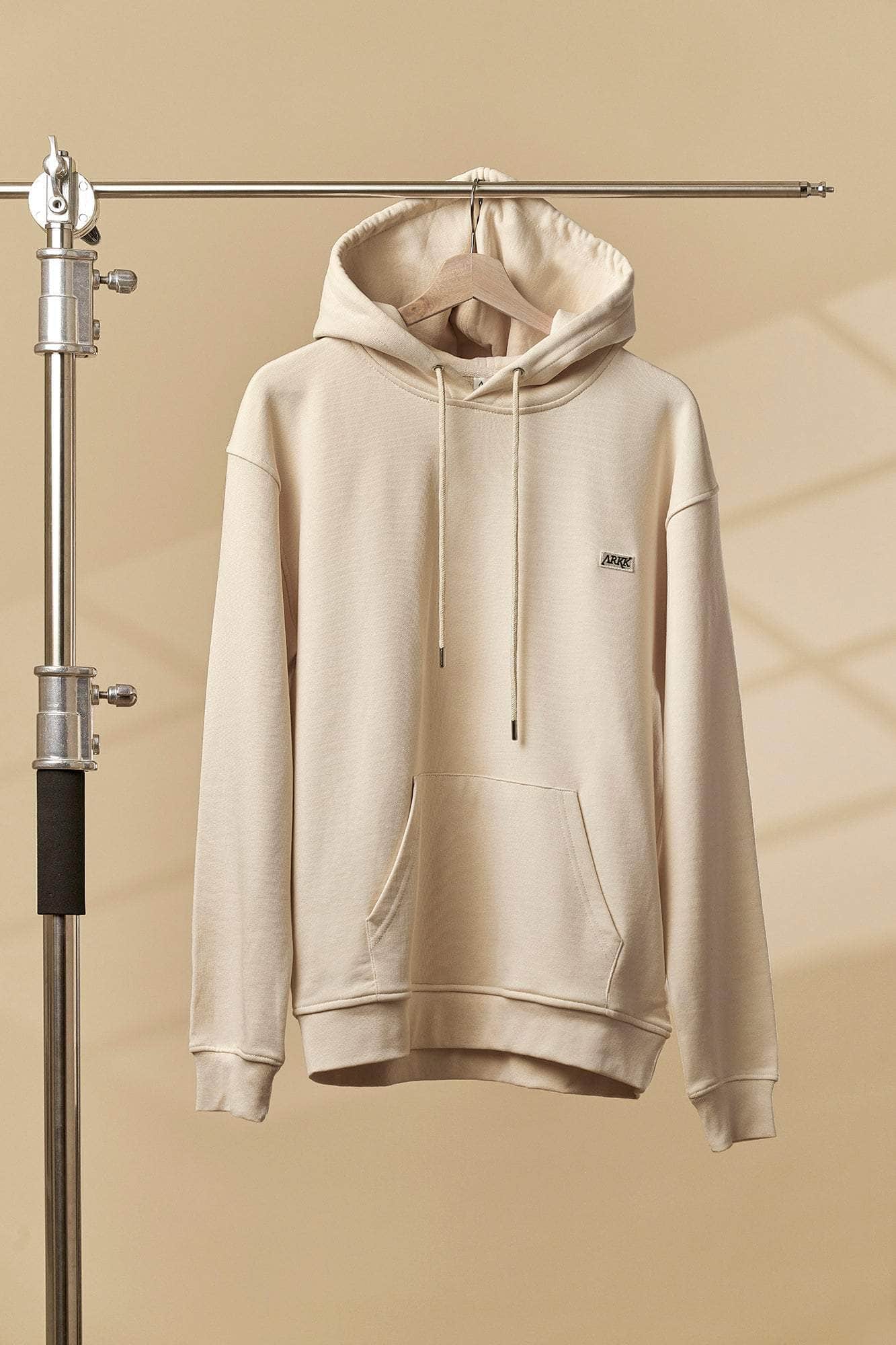 ARKK Apparel ARKK Box Logo Hoodie | Light Sand Hoodie